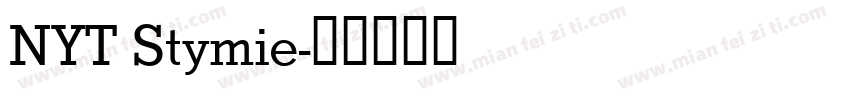 NYT Stymie字体转换